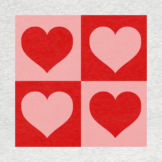 Retro Checkered Hearts by osnapitzami